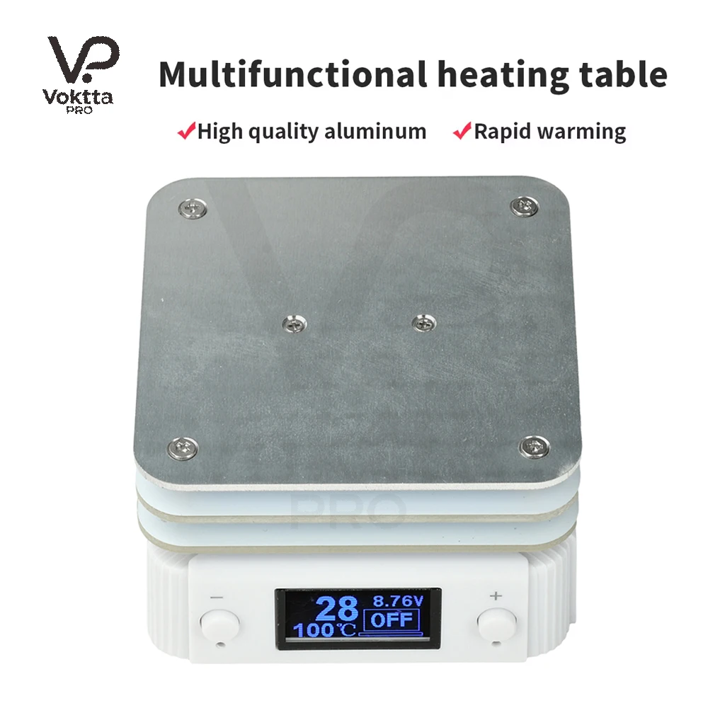 

PD65W Mini Hot Plate PCB Board Soldering Plate Adjustable Constant Temperature Heat Tool Preheating Station Repair Tools Type C