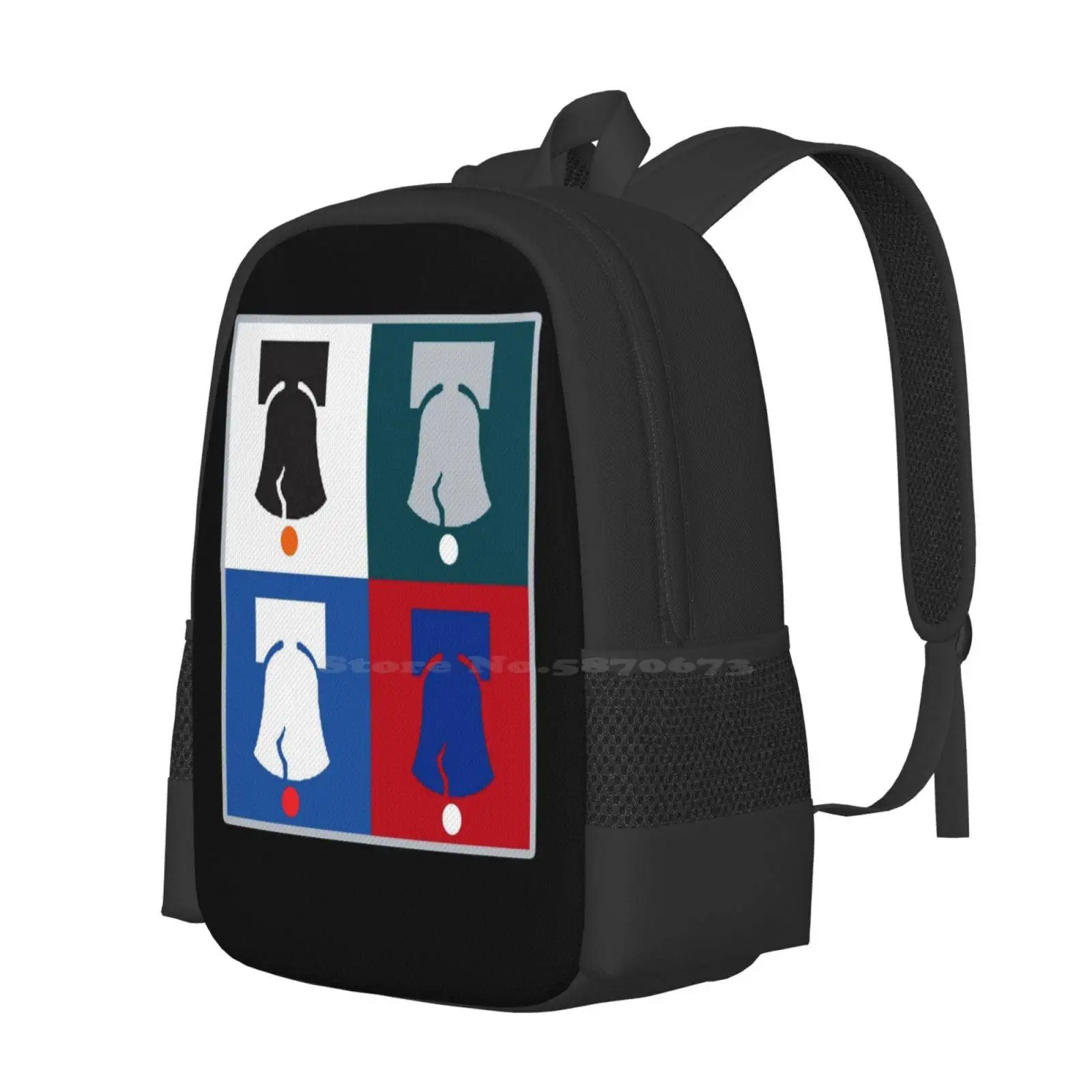 Philly Phour Bells - Liberty Bells For Your Favorite Philadelphia Teams! Hot Sale Backpack Fashion Bags Philadelphia Philly