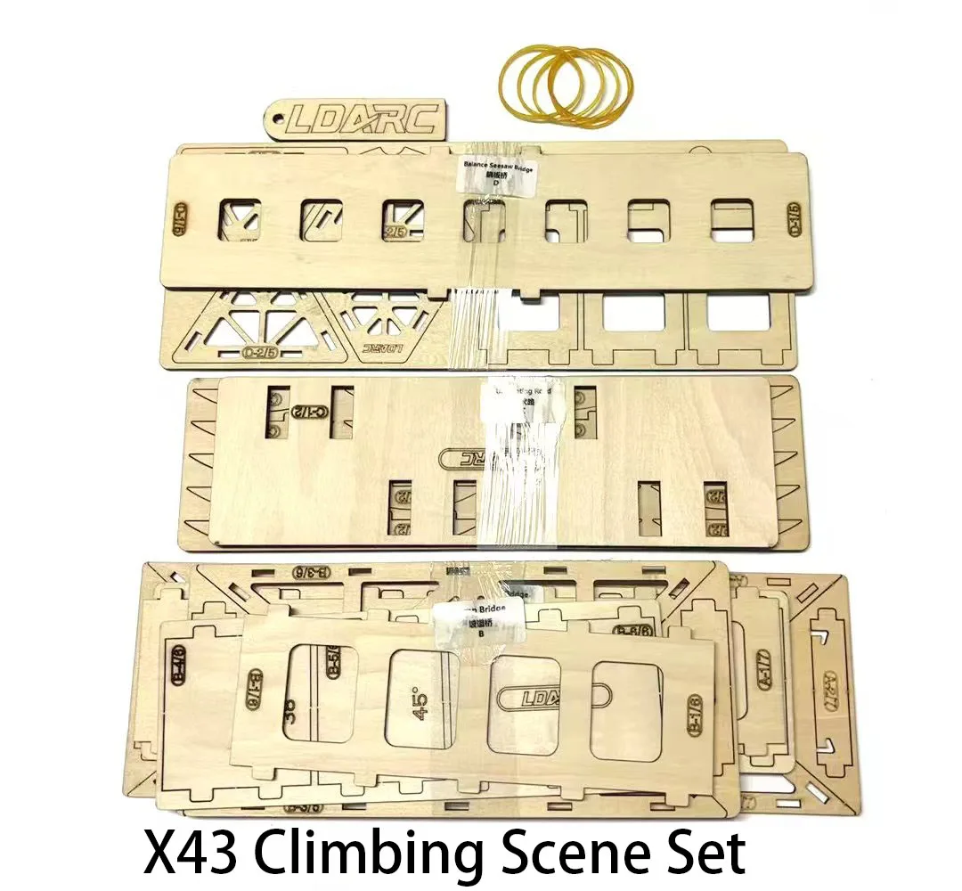 New RC fully upgraded X43 climbing car X43 climbing scene kit accessories
