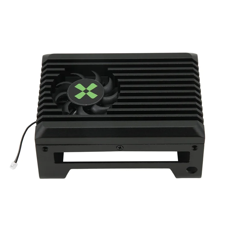 

Генинальный металлический радиатор для радиатора Radxa X4 с вентилятором, простой в установке и снимает поддержку активного охлаждения