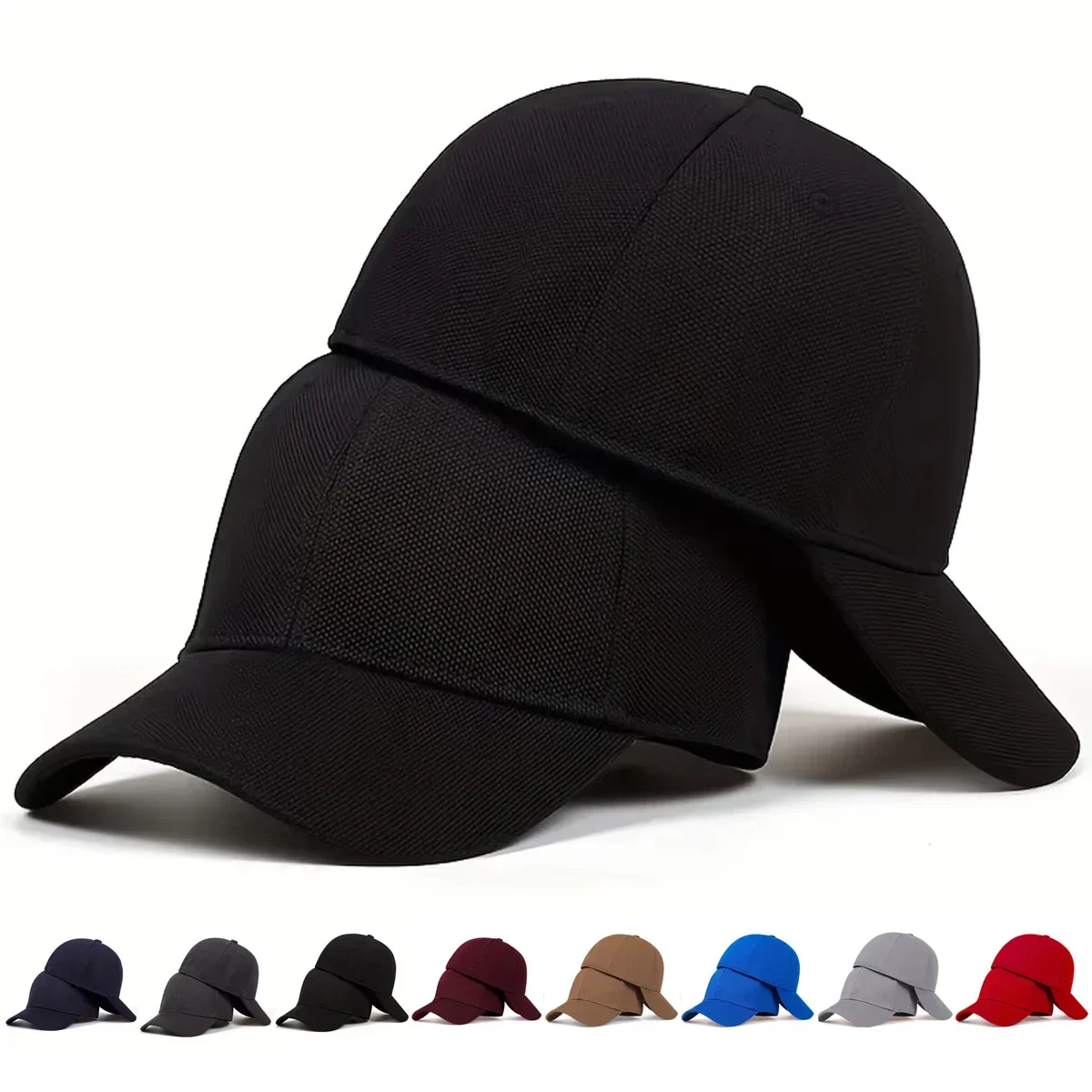 Men Back Closure Baseball Cap Hip Hop Caps Spring Summer Sun Hats Women Snapback Hats Light Board Solid Color Baseball Caps