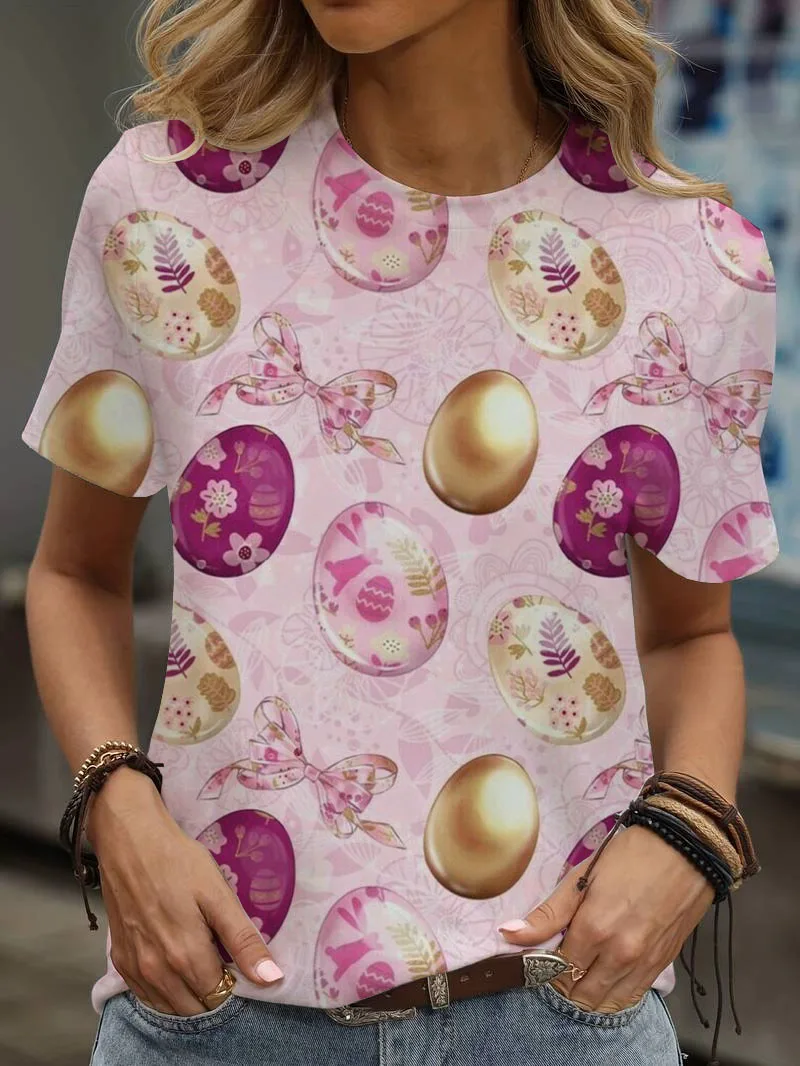 Summer Floral Butterfly 3D Print T-shirts Women Streetwear Casual Fashion Y2k Short Sleeve T Shirt O-neck Tees Tops Clothing