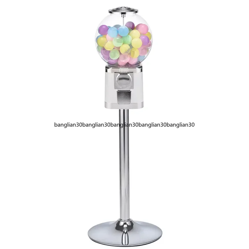 Vertical Pole Type Coin-Operated Egg-Twisting Toy Ball Machine for 5mm to 50mm Eggs for One-Yuan Coins