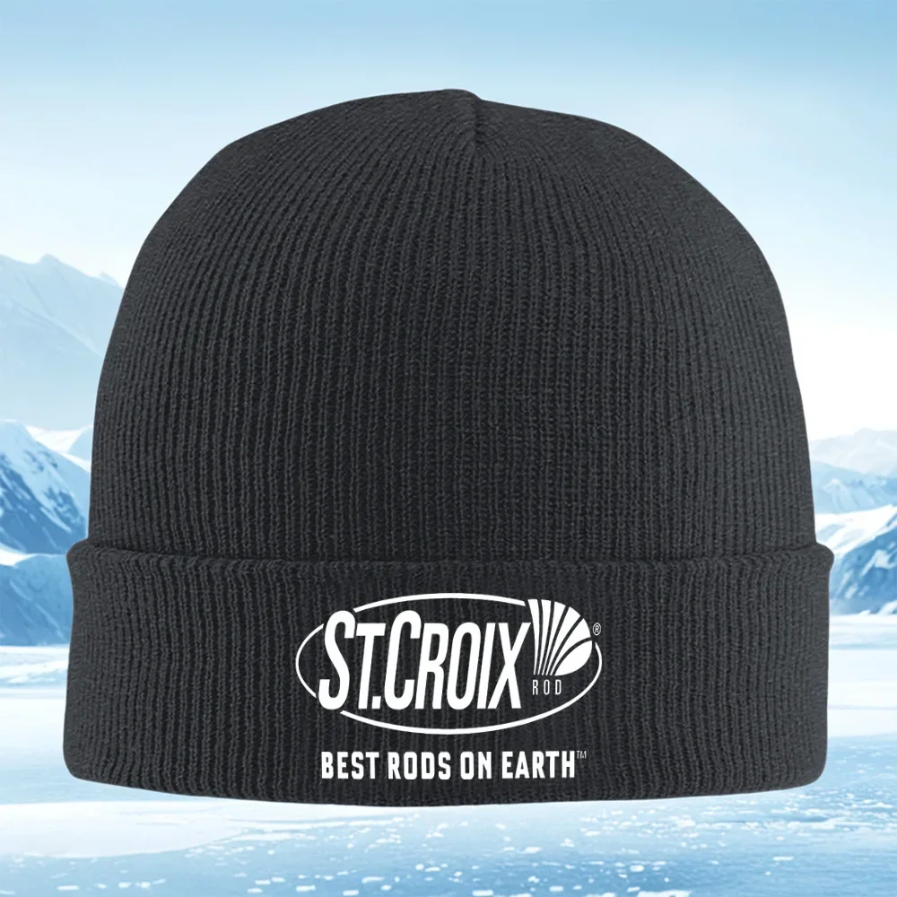 ST.CROIX ROD Best Earth Rods Men Women Unisex Knitted Hat Beanie Pullover Cap Winter Thermal Warm Christmas Outdoor Cycling Hiki