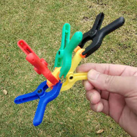 10Pcs 2inch Color Spring Clamp Nylon Plastic Carpentry Fixing Clips DIY Woodworking Clamps Photo Studio Background Pipe Clamp