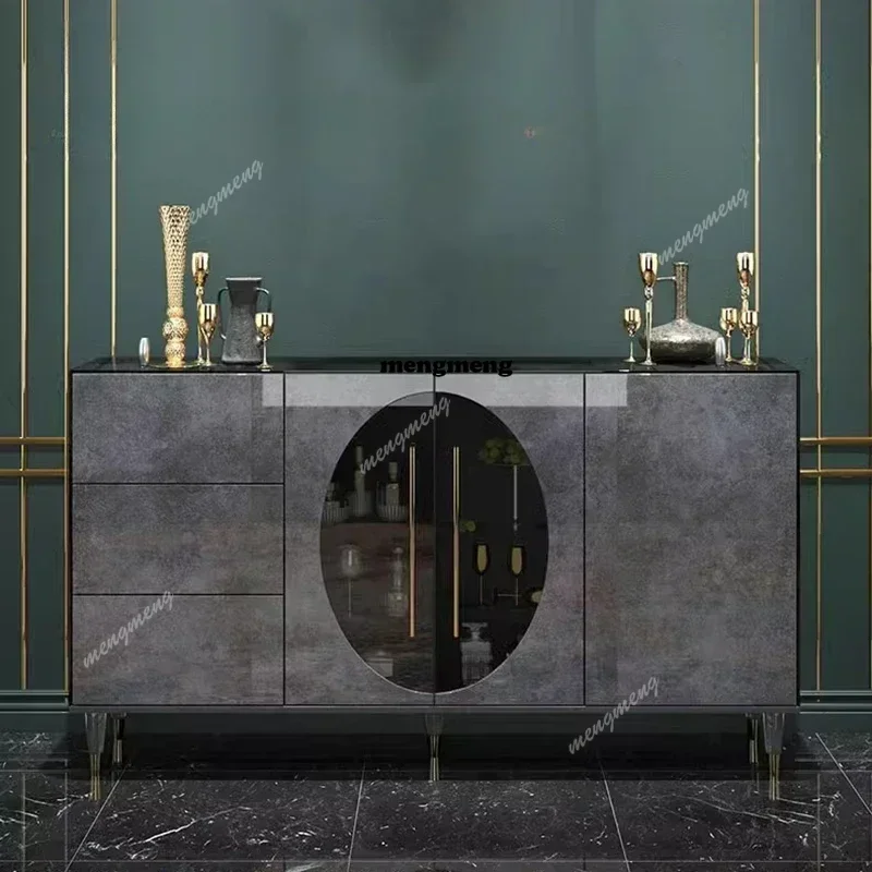 Best saller Italian Minimalism Sideboard Cabinet Nordic Luxury Vestibule Storage Living Room Cabinets Modern High Grade Home Fur