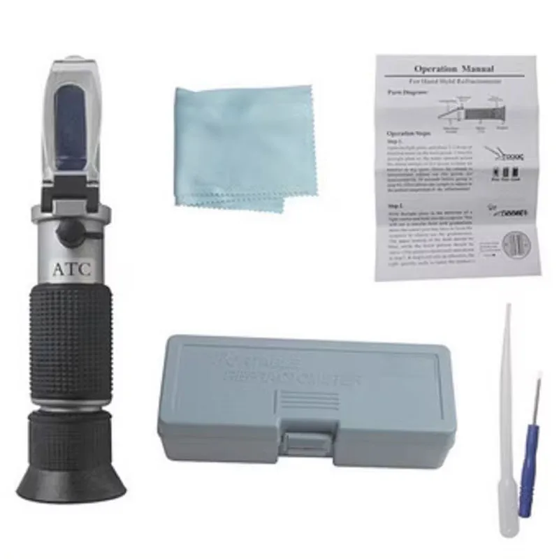 

Professional Refractometer for Antifreeze Test Ethylene Glycol & Methanol Concentration Check Freezing Point Car Maintenance Too