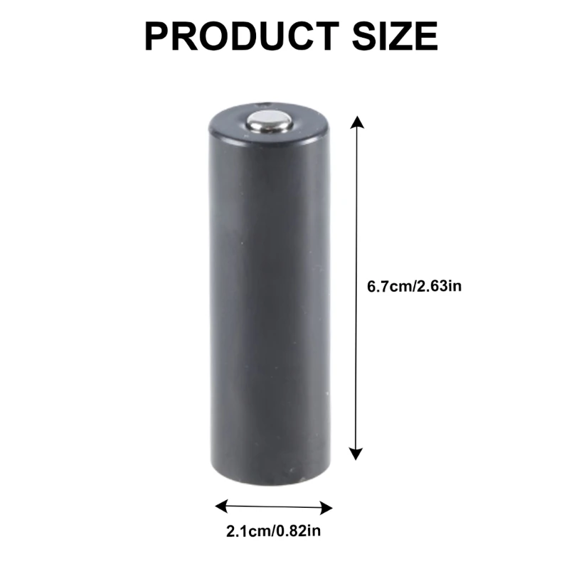 Battery Box Battery Holder Cylindrical Plastic Battery Holder 18650 to 21700 Battery Holder Adapter Converter