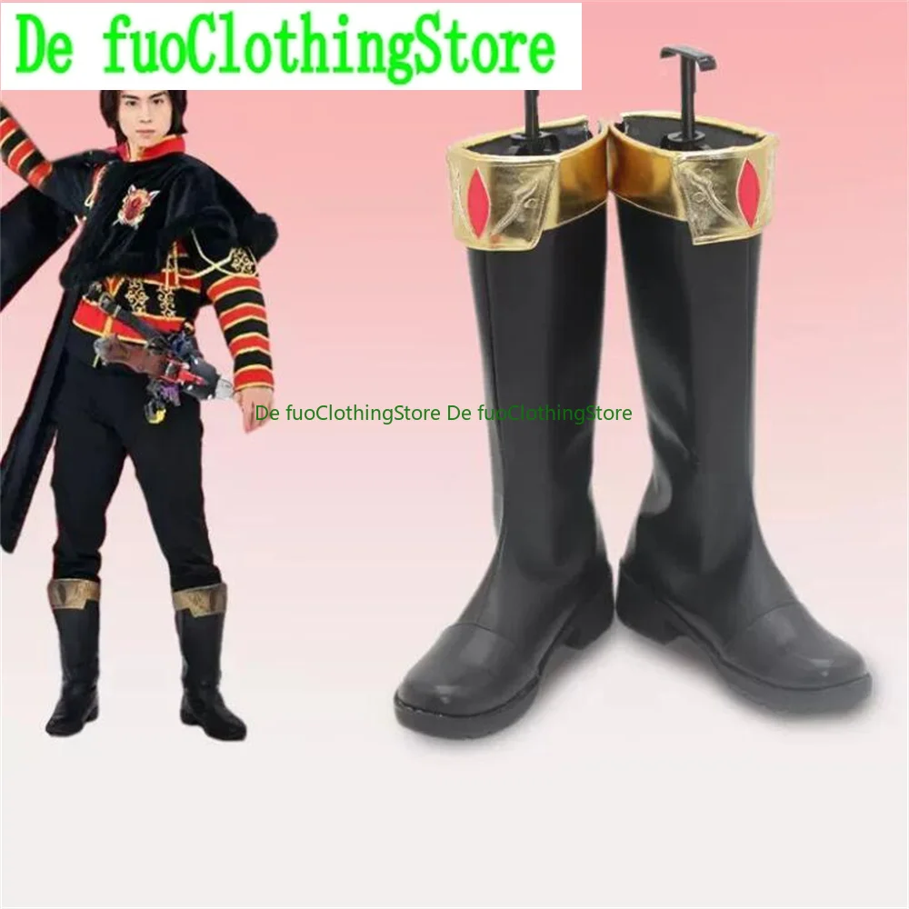 

Ohsama Sentai King Ohger Обувь для косплея Сапоги Игра Аниме Вечеринка Хэллоуин Рождество DefuClothing Обувь