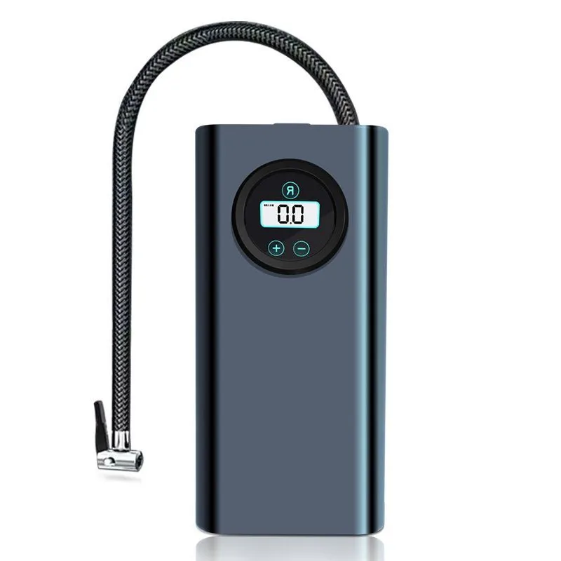 

Rechargeable Digital Display Air Pump for Car And Bicycle - Portable Electric Tire Inflator with LCD Screen
