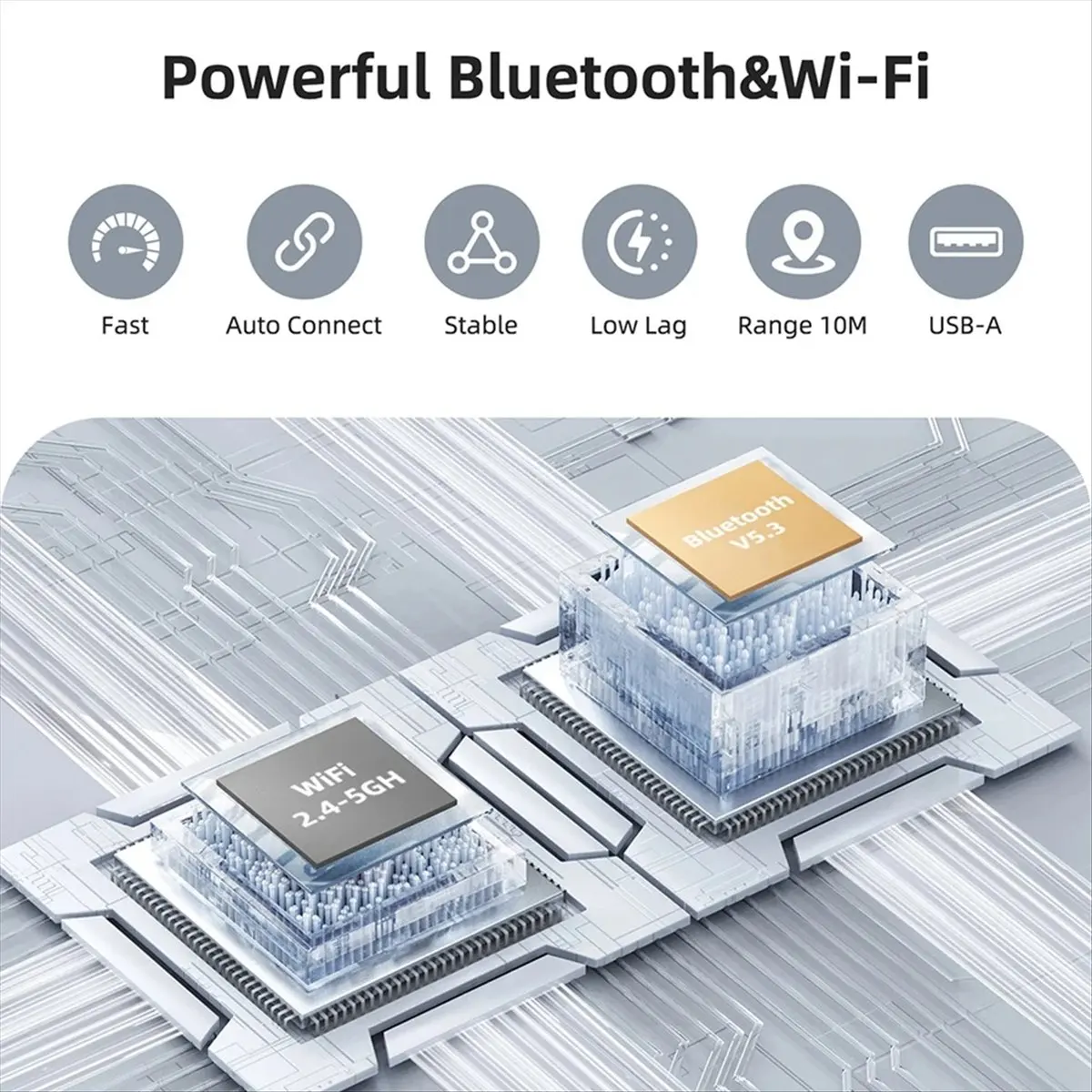 DT81 NEW 2 in 1 Wireless Carplay Box Android Auto Plug and Play Applicable to Convert Original-Car Wired Carplay to Wireless