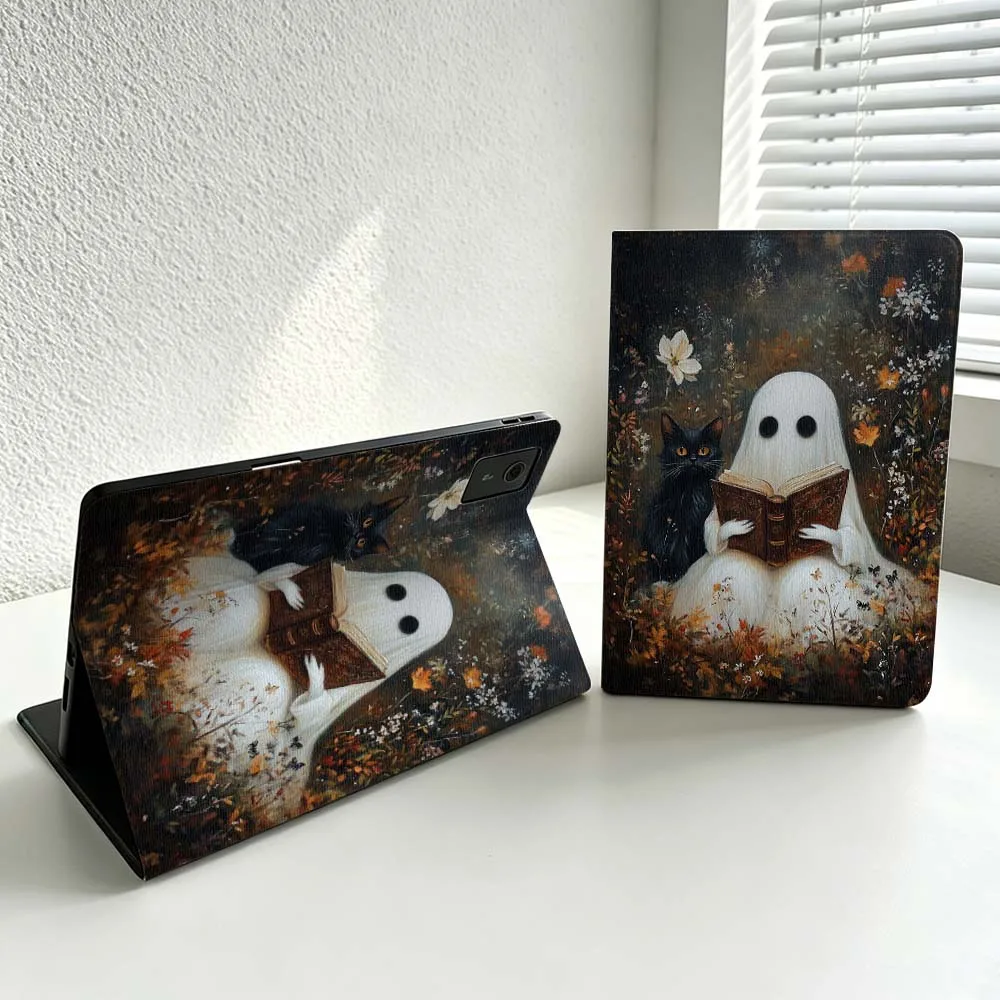 Cartoon Ghost Fireplace Tea Cover For Lenovo Xiaoxin Lenovo Tab Pad Pro Plus K11 P12 M10 Legion Y900 Soft Inch Tablet Case