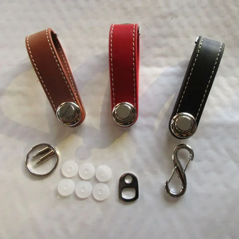 سيارة مفتاح كيس مزموم حافظة المحفظة حامل سلسلة مفتاح المحفظة حلقة المنظم الذكية الجلود المفاتيح جامع مدبرة المنزل EDC مفتاح الجيب