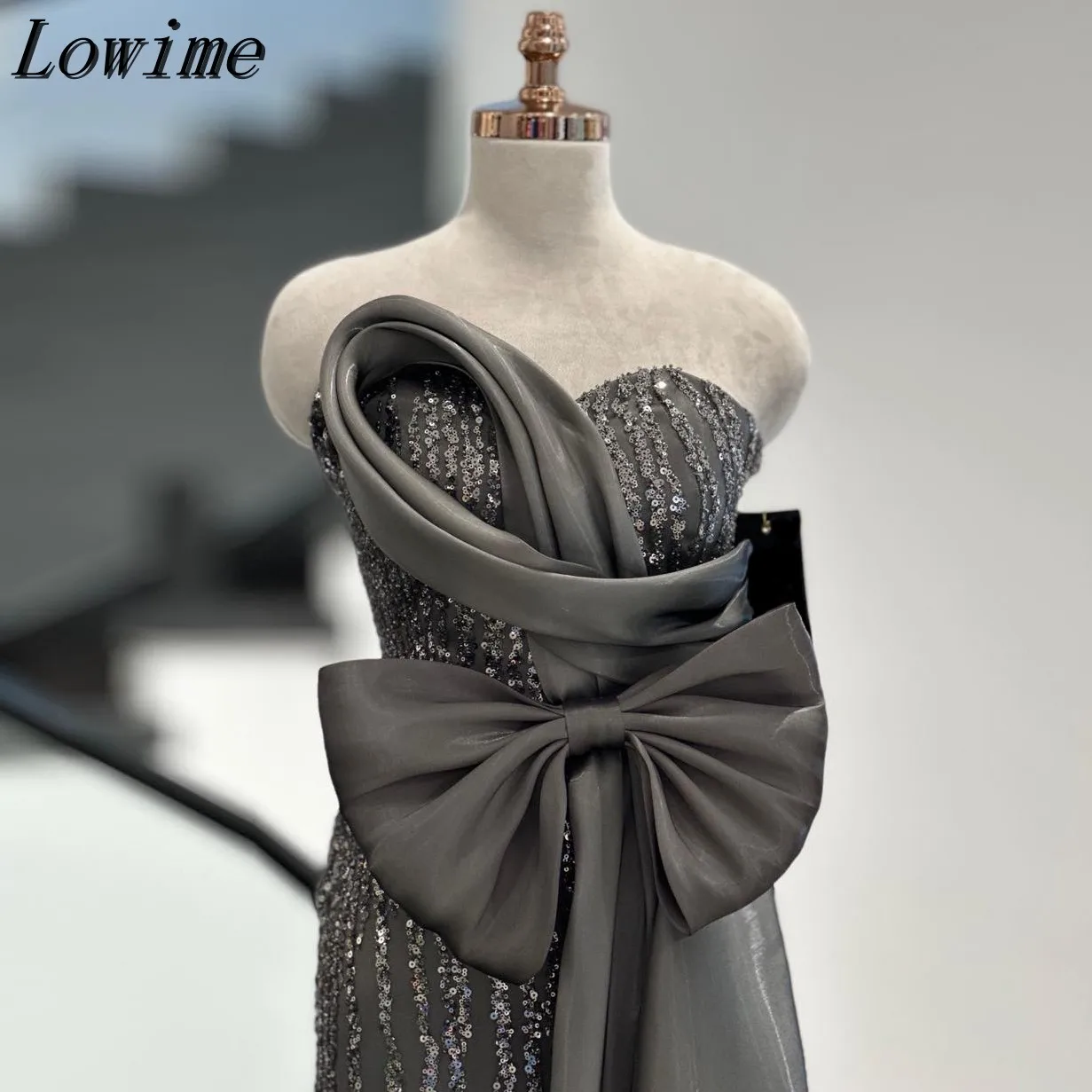 

Elegant Dubai Arabic Beads Evening Dress Off-Shoulder Mermaid Gown for Women Luxury Formal Prom Wedding Party Customizable 2025