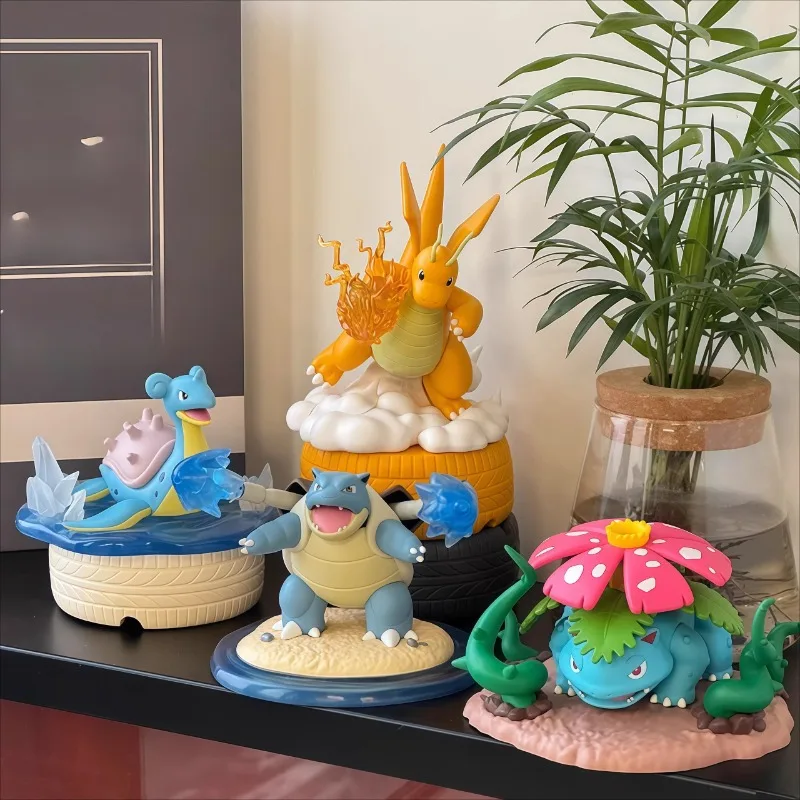 

Набор плюшевых фигурок аниме-персонажей 9 см, коллекционная статуэтка из ПВХ, декоративная фигурка для демонстрации, подарок