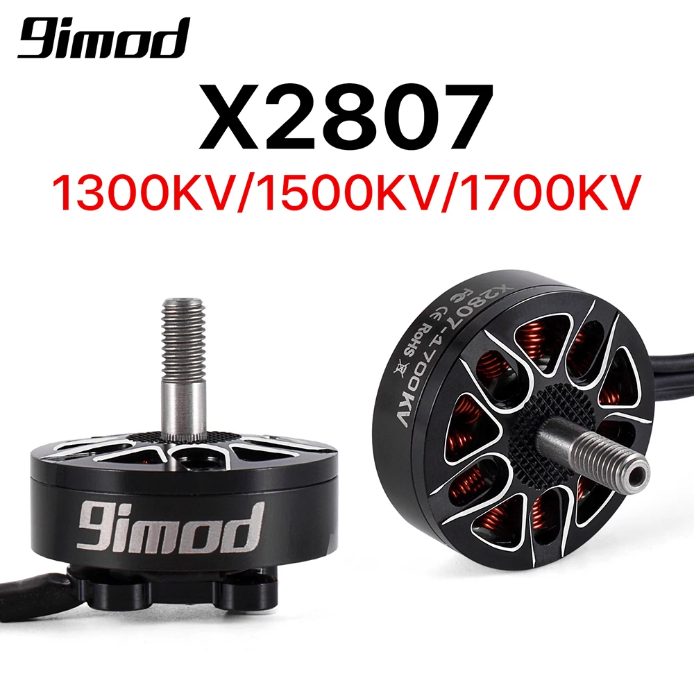 

Бесщеточный двигатель 9IMOD X2807 1300/1500/кв 2-6S 4 мм подшипниковый вал двигателя для RC FPV гоночного дрона мультикоптера DIY обновленные детали