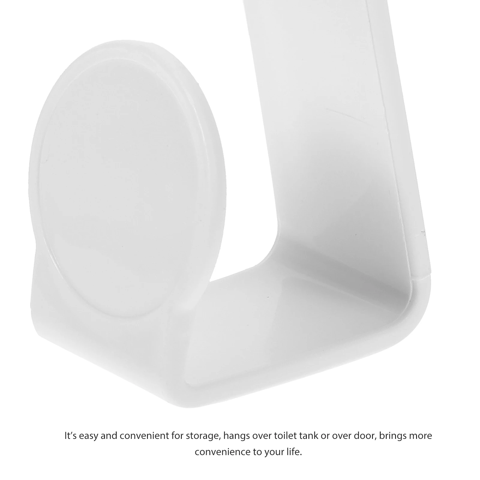 

2pcs Plastic Potty Multi-Use Toilet Tank Hooks Bathroom Space Saver Door Wall Mounted Z-Shaped Multi Functional Closet Cabinet