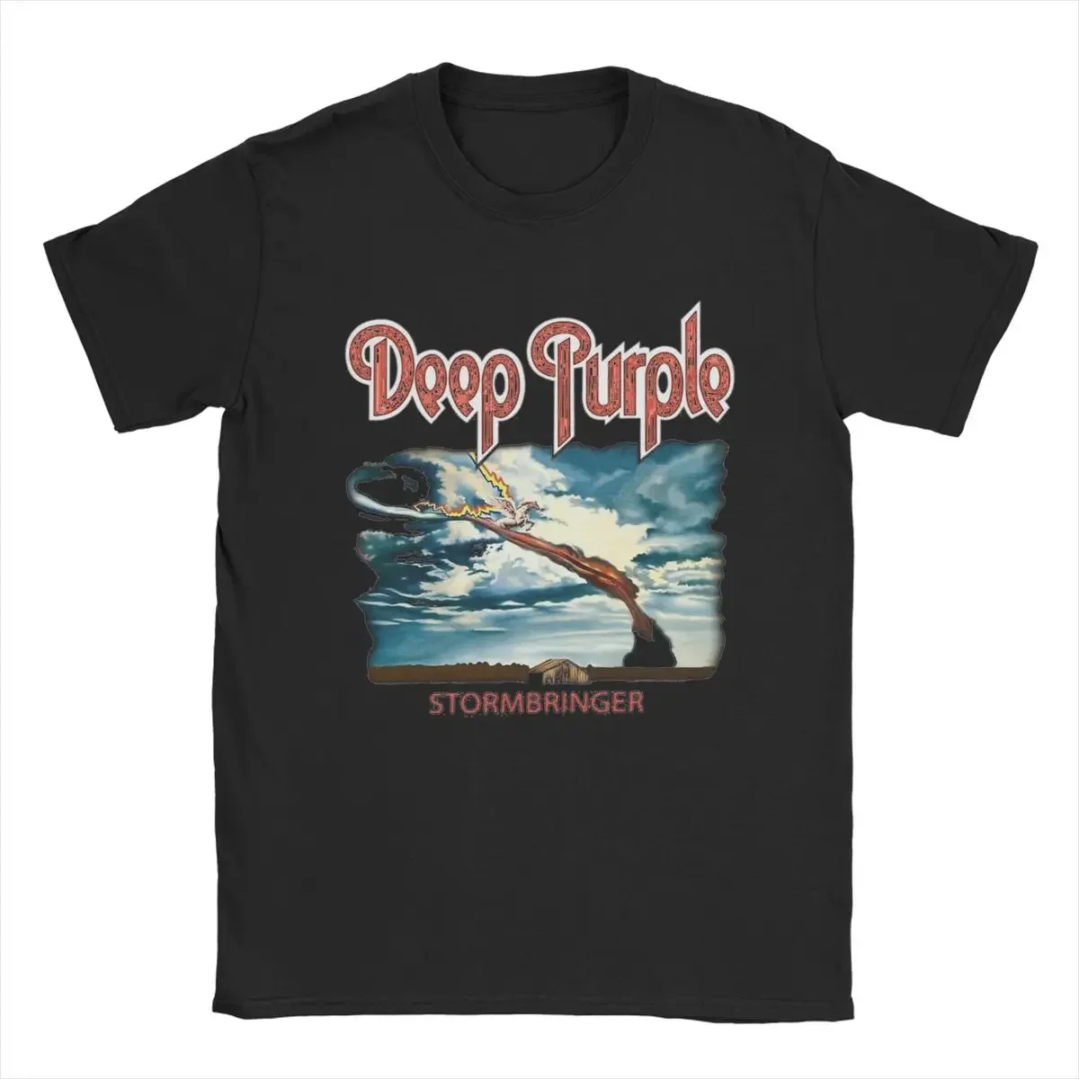 

New Arrival Deep Purple T Shirts Men's 100% Cotton Funny T-Shirts Round Collar Tees Short Sleeve Tops Plus Size Hot Sale Summer