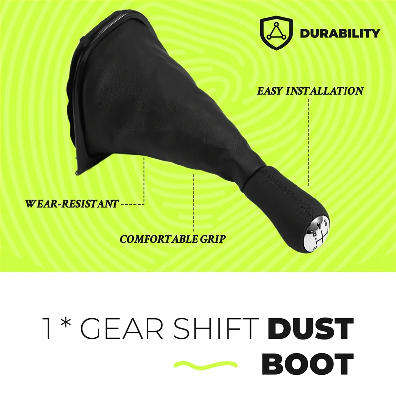 

AB56-кожаная ручка переключения передач, 5-скоростная механическая коробка передач для Renault Clio IV 4 2012-2020