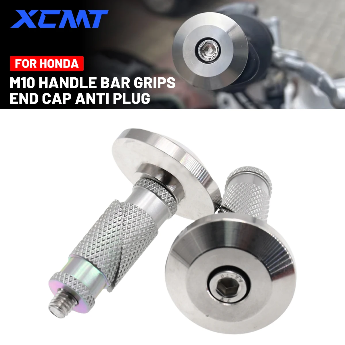 

Motorcycle M10 Handle Bar Grips End Cap Anti Plug Accessories For Honda CRCRF KTM Yamaha Kawasaki Suzuki GasGas Moto Accessories