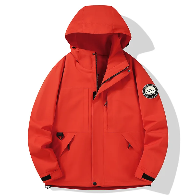 

Men 2026 Spring Hiking Jackets Waterproof Windbreaker High Quality Lightweight Breathable Windproof For Camping Climbing Hooded
