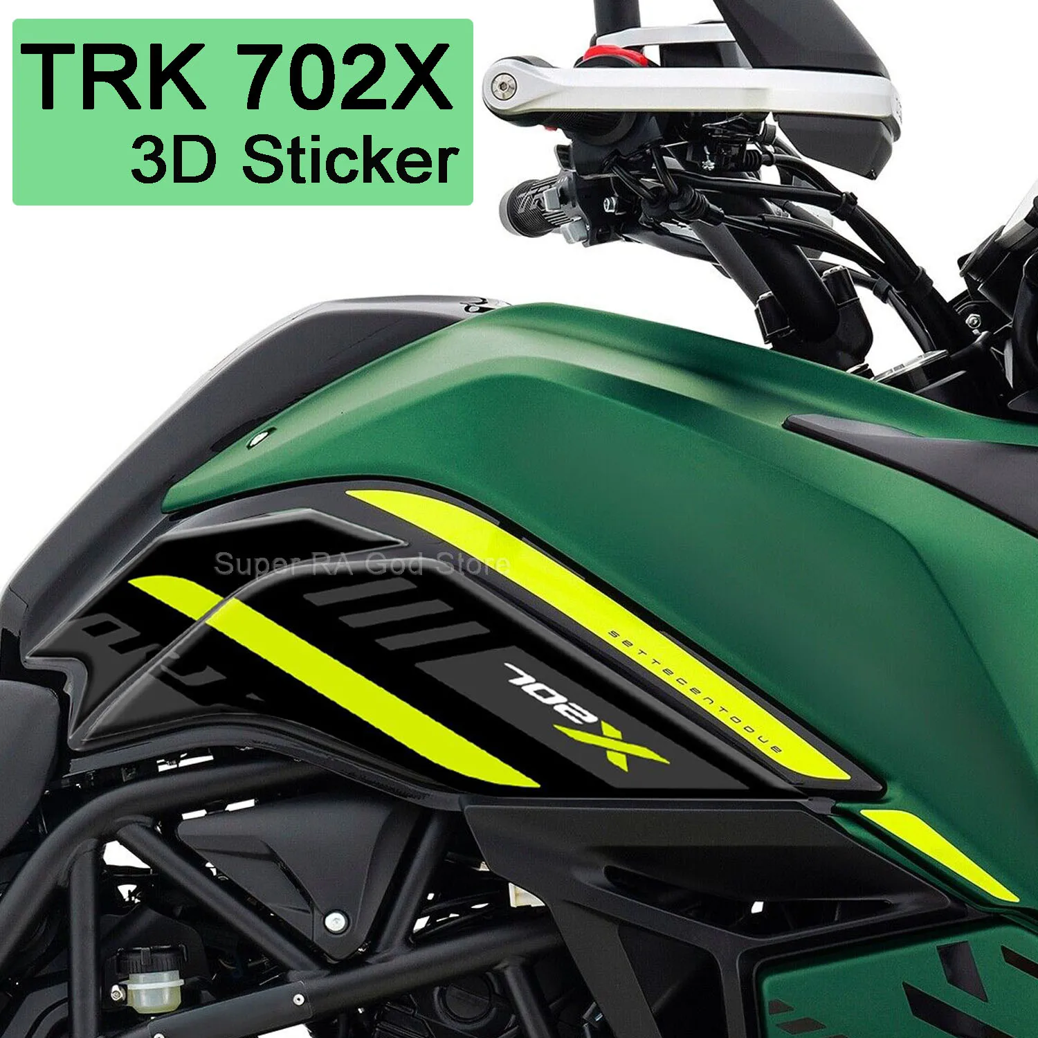 

2023 Trk702x Accessories Motorcycle 3D Gel Epoxy Resin Sticker Tank Pad Protection Kit For Benelli TRK 702X 2023-