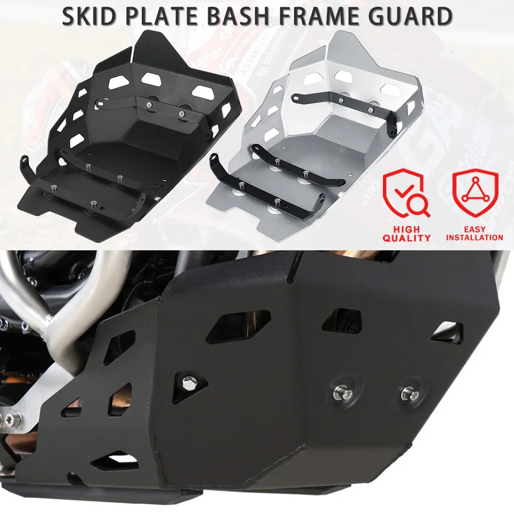 

Motorbike Parts Motorcycle Accessories Skid Plate Bash Frame Guard For YAMAHA TENERE 700 TENERE700 T7 Rally 2019-2021 Aluminum