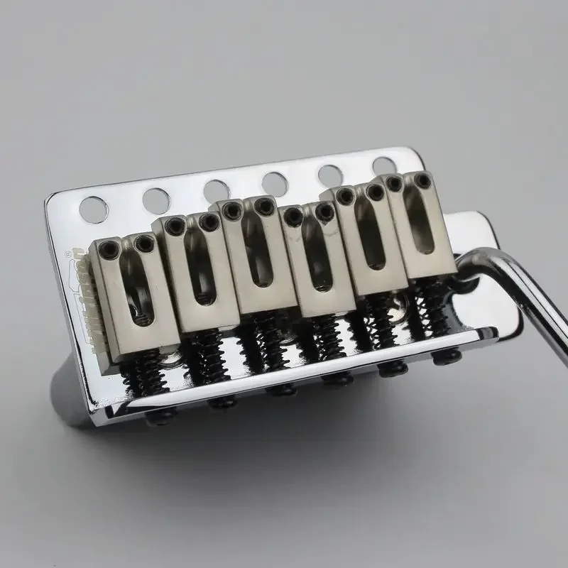 

Wilkinson 6 Screw Type ST Electric Guitar Tremolo System Bridge for Strat Guitar Chrome Silver
