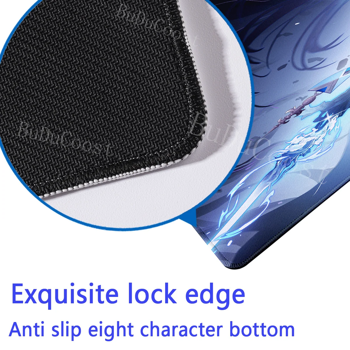 Cartethyia Wuthering Waves Tapete de mouse de borracha Jogo Laptop Grande Kawaii Tapete de mouse antiderrapante Acessórios para escritórios de jogos Tapete de mesa