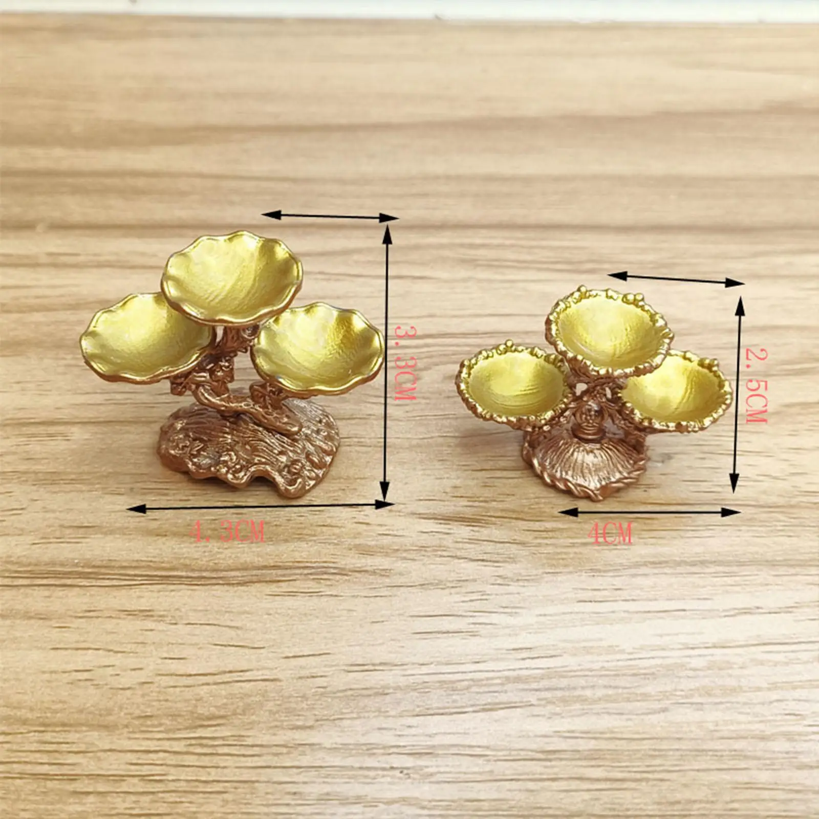 

Поднос для кукольного домика, миниатюрный поднос из сплава для демонстрации еды, масштаб 1:12, кухонный аксессуар для декора кукольного домика