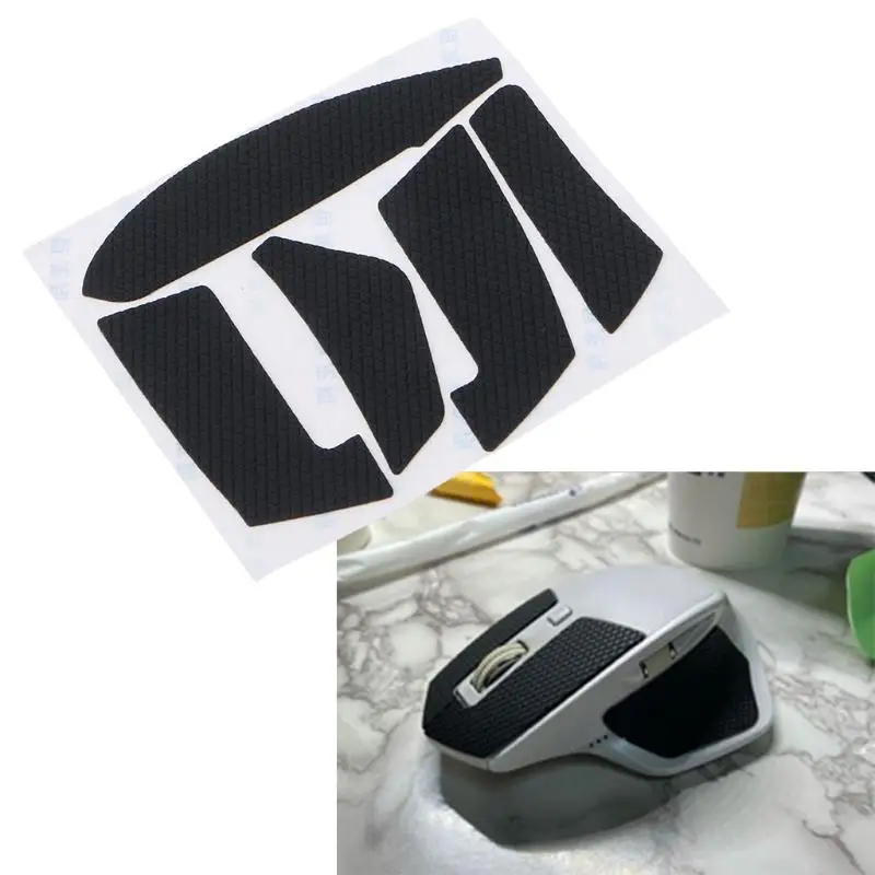 Almohadillas resistentes sudor del mouse F68C Patinatas laterales patines completamente envueltos