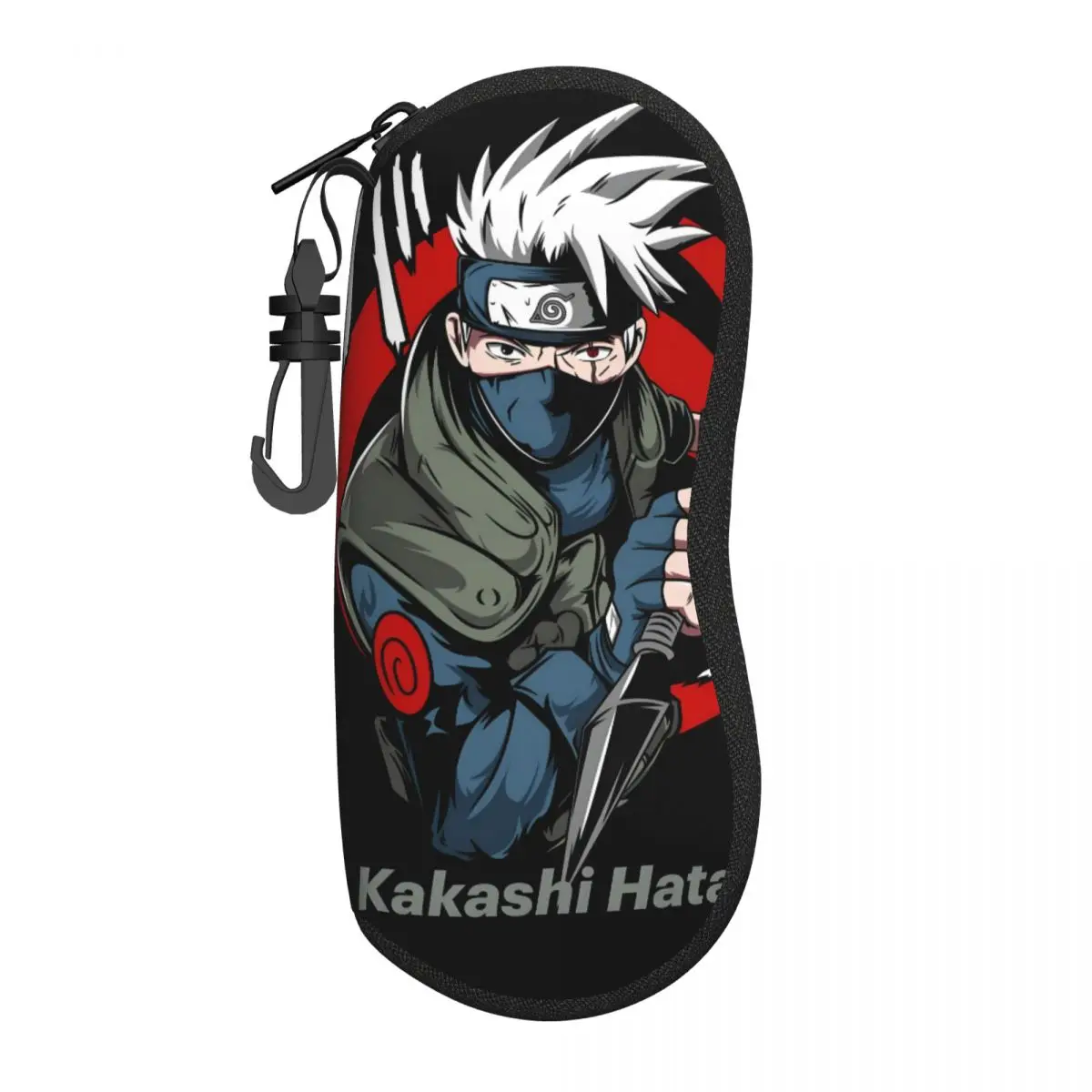 Custom K-Kakashies H-Hatakes Comic Eyeglass Glasses Case Women Men Soft Hot Sunglasses Protective Bag