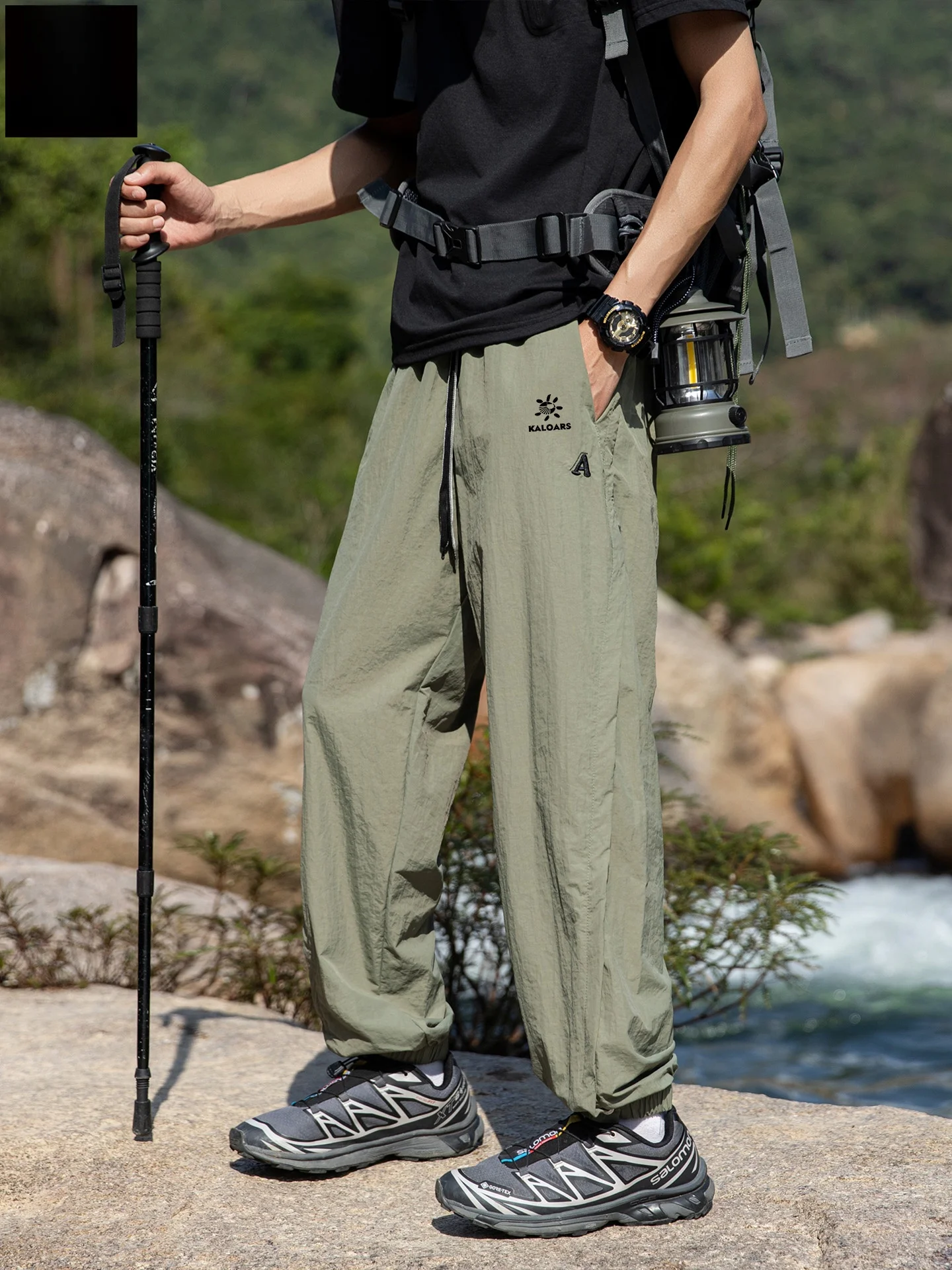 Kailas Mint 2026, nuevos pantalones informales de verano para hombre, pantalones deportivos holgados con puños, ropa de traba...