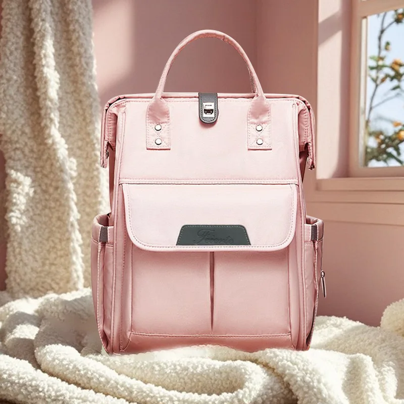 أكياس الحفاضات الجديدة الراقية تخزين الحليب في الهواء الطلق العزل سعة كبيرة فصل جاف رطب متعدد الوظائف حقيبة الأم مقاوم للماء