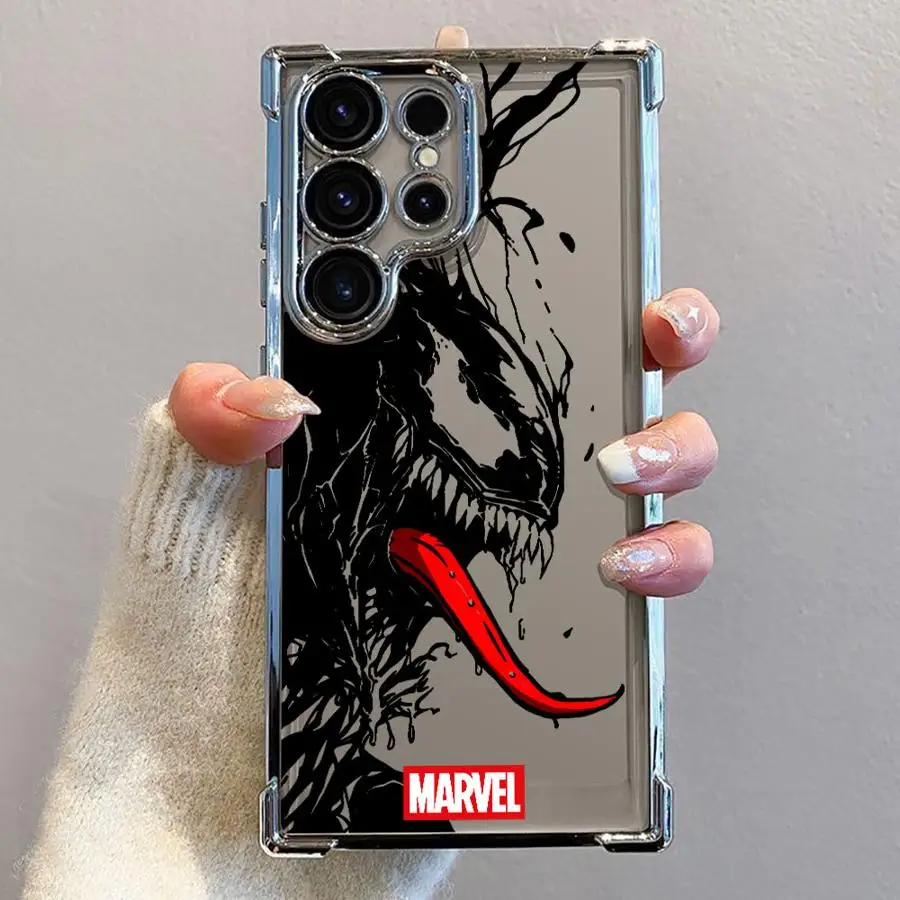 เคสโทรศัพท์นุ่มสําหรับSamsung Galaxy S20 Plus S25 S24 S22 FE S21 S23 Ultra Cool Marvel Venom