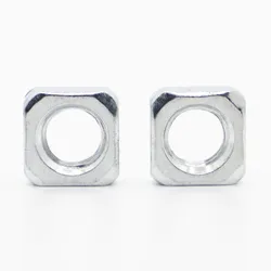 5-50pcs M3 M4 M5 M6 M8 M10 M12 Zinc-plated Carbon Steel Square Nuts DIN557 GB39