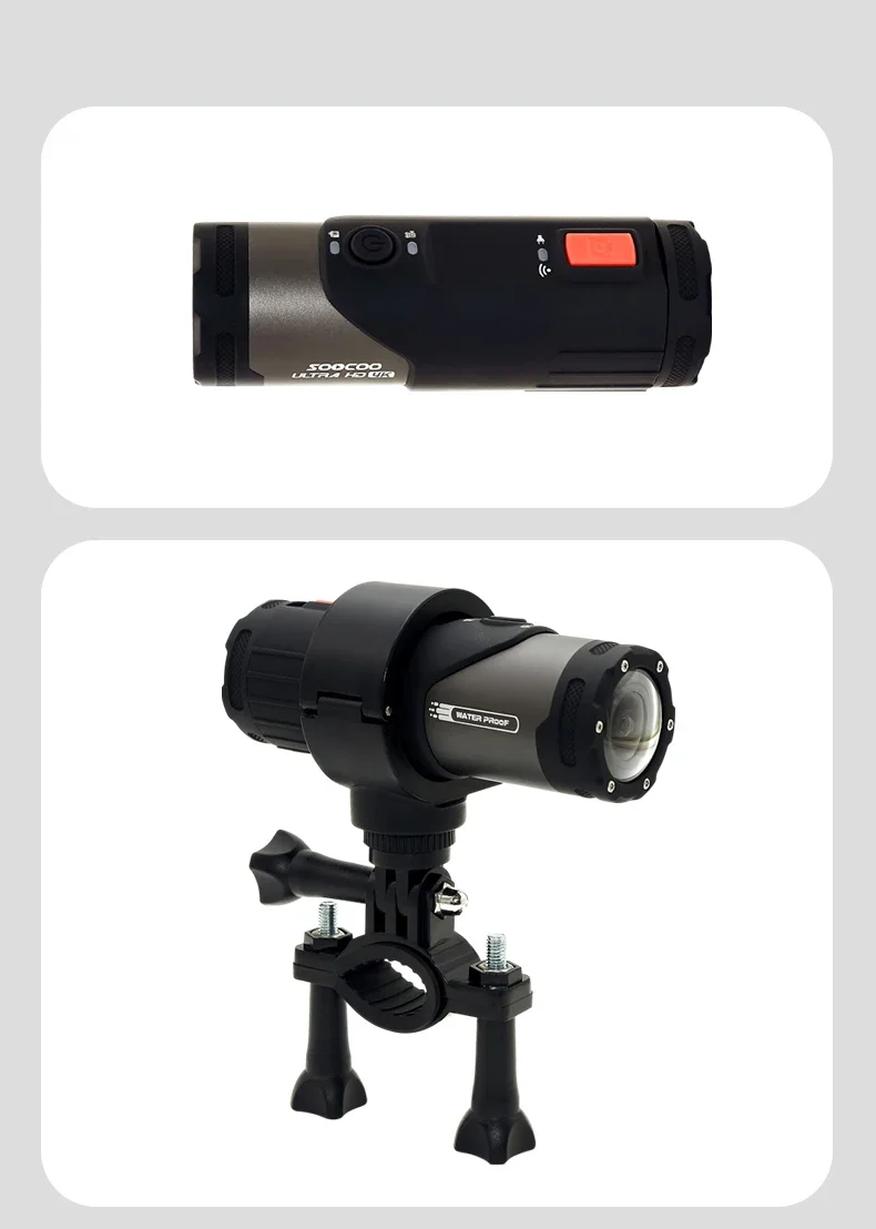 

Бытовая электроника Motion 4K Водонепроницаемая долговечная камера сверхвысокой четкости для занятий спортом и путешествиями поддерживает камеру 120 минут