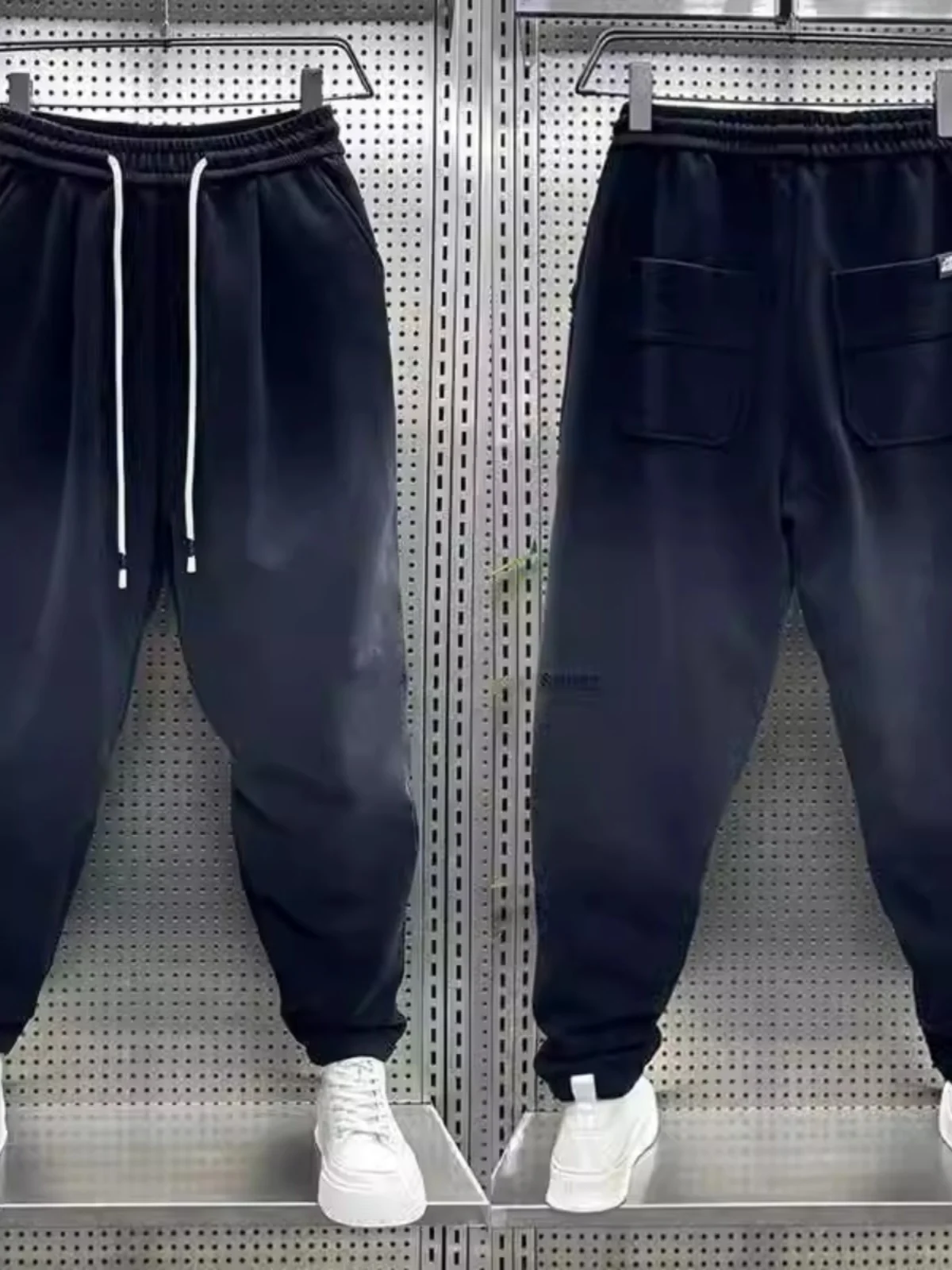 

Мужские повседневные брюки-харлан на подкладке, большие размеры, 300 пу, винтажный стиль, комфортные спортивные брюки-харлан, американский повседневный стиль...