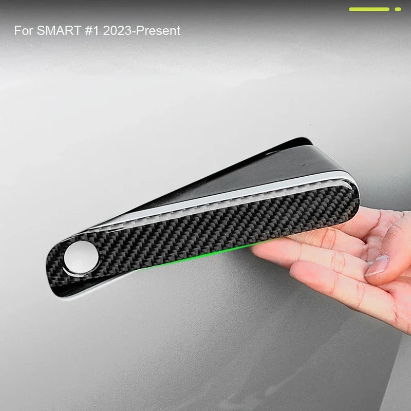 

For SMART #1 2023-Present 4pcs Car Drip Glue Door Handle Cover Anti Scratch Auto Window Lift Panel Decoration Sticker Accessory