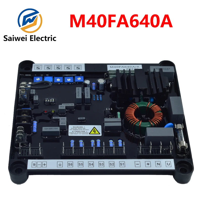 

Качество M40FA640A AVR Генераторы Marelli Бесщеточный дизельный генератор Автоматический регулятор напряжения Стабилизатор Детали генераторной установки