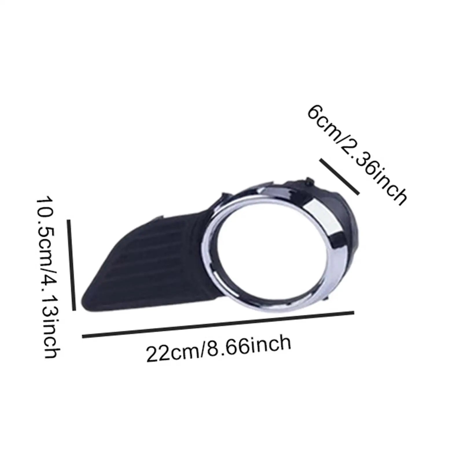 Car Front Fog Lamp Frame Cover Fog Light Trims for Toyota for sienna Base XLE LE 2011-2017 Easy Installation Pair