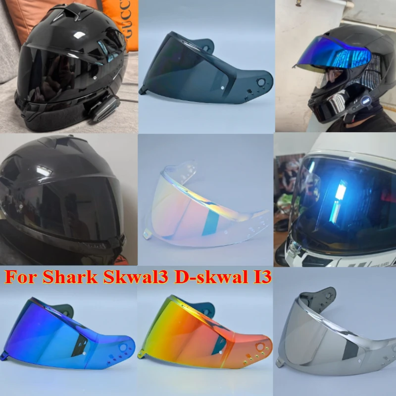 

1PCS For Shark Skwal3 D-skwal I3 Sun Glass D Skwal 3 VZ400 Helmet Visor Shield Ridill 2 Windshield Motorcycle Accessories
