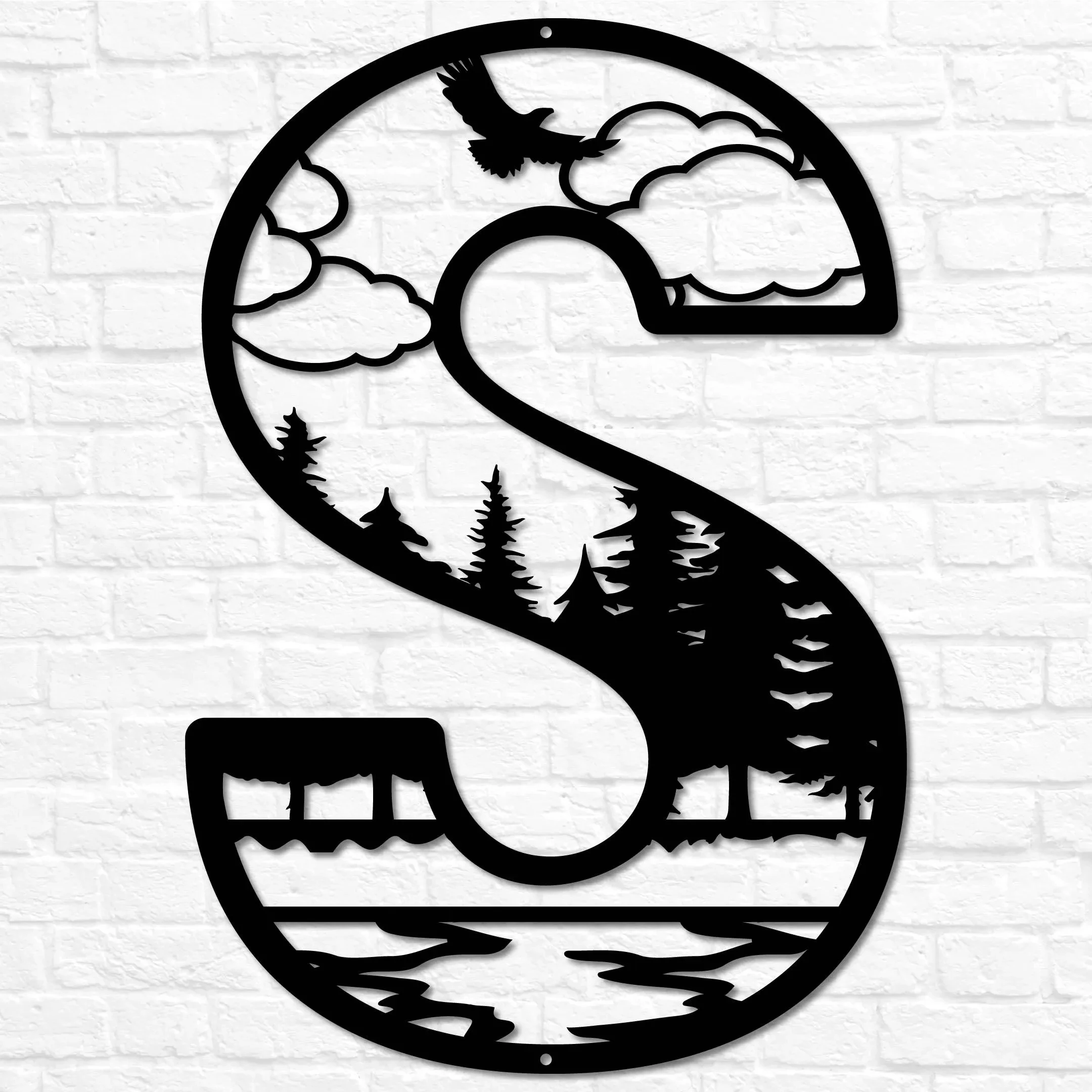 

Custom Monogram Wall Decor Metal Signs Metal Wall Art Last Name Sign Family Name Sign Personalized Wedding Gift