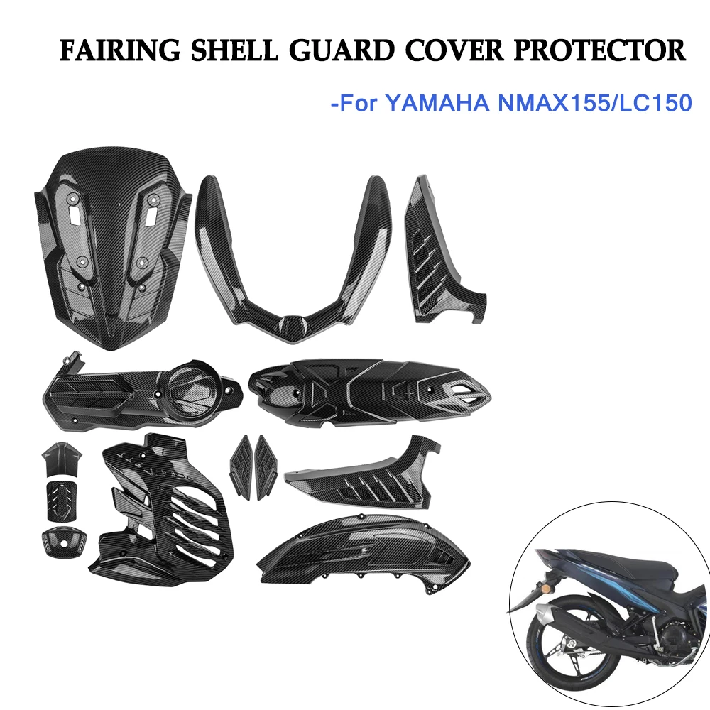 

Motorcycle Fairing Full Shell Guard Cover Protector Bodywork Body Fairing Decorative Kit Accessories For YAMAHA NMAX155 LC150