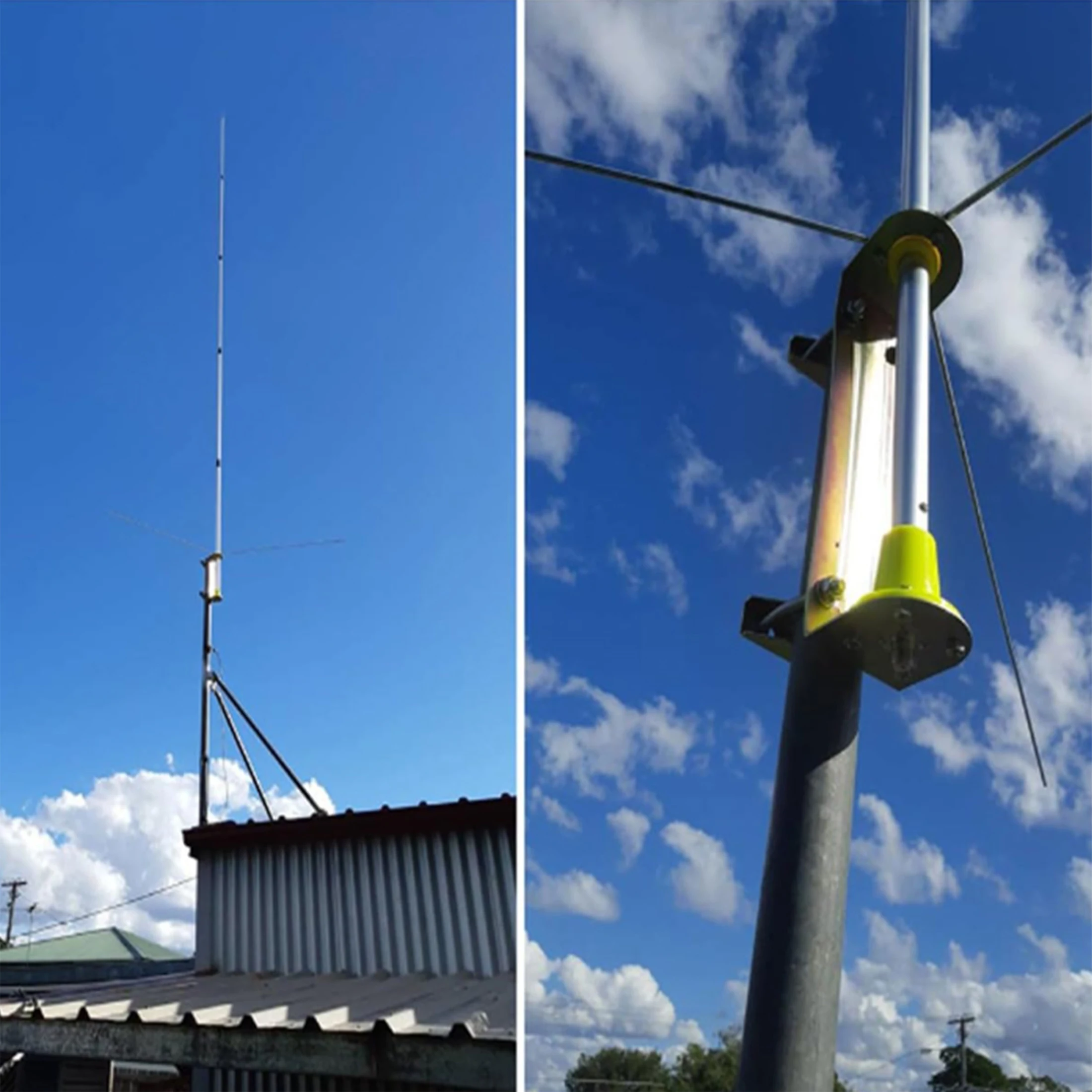Zestaw antenowy CB 27MHz - Antena radiowa 5.2m do domu, Cobra, Uniden, Bearcat, radiotelefonów mobilnych i dwukierunkowych (wraz z VAT) — zdjęcie 7