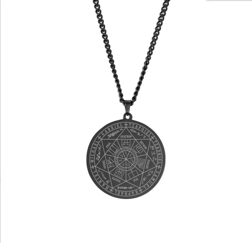 1PC steel soldier vintage Star of David viking pendant thor nordic necklace mens jewelry stainless steel F1240