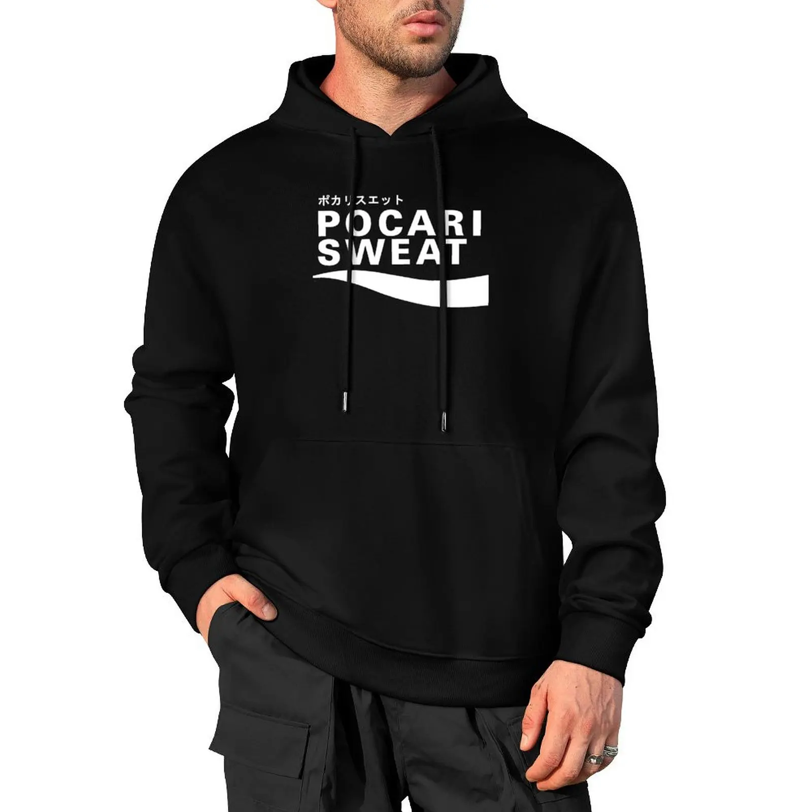 

Pocari Sweat Japanese Logo Pullover Hoodie men's clothing graphic t shirts men men's hoodie sweatshirt