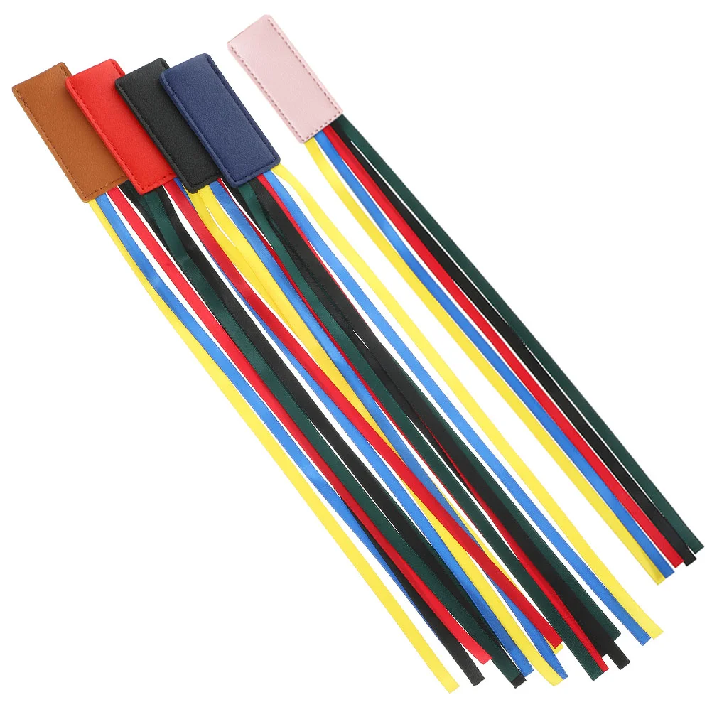 5 Pcs Ribbon Bookmark Bookmarks Markers Page Divide Tags Lover Delicate Student