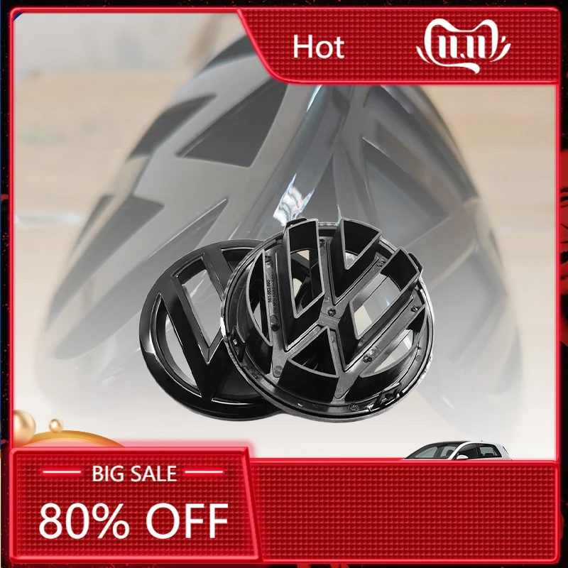 

Для VOLKSWAGEN VW 2026: Новые 2 шт. сменные эмблемы для передней решетки и задней крышки багажника, логотип для стайлинга автомобиля, для Polo 6R 6