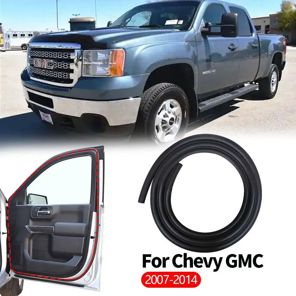 Front Door Weatherstrip Seal LH or RH Side for 07-14 Chevy Silverado GMC Sierra